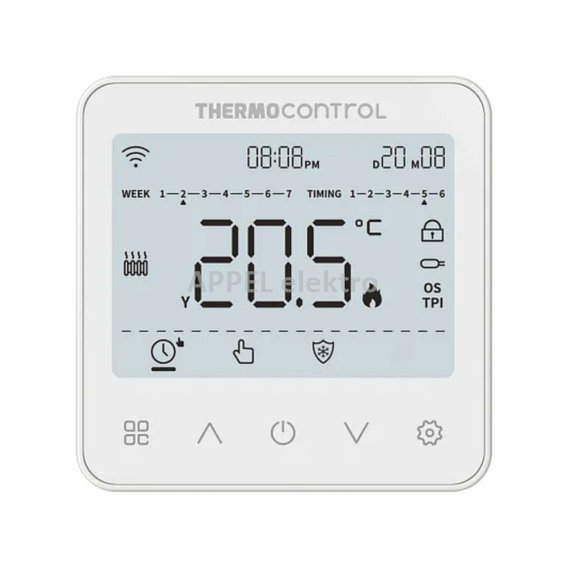 prostorový drátový wifi termostat TC 50
